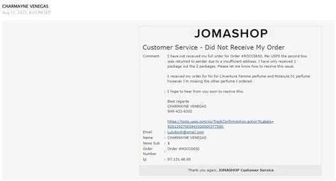 jomashop customer complaints.